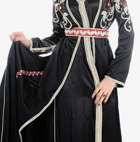 robe marocaine noir
